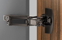 Петля sensys 8687, угол 165°, чашка th52 d35, средняя стенка, b3, черный обсидиан 9091770 Hettich