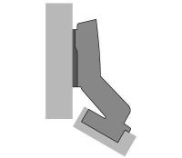 Петля sensys 8669, угол корпуса w30, угол 95°, чашка th52 d35, вкладная, b-16 9088177 Hettich