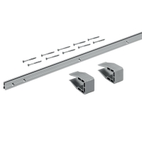 Комплект профилей slideline m, l2500, h18, цвет серебристый 9209225 Hettich