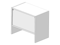 Корпус навесной кухни 60*34*50 под вытяжку