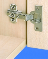 Петля Hettich, 1078662 Slide-on 2333-T42/26-K16 д/вкладных дверей, изгиб 16 открывание 95 градусов