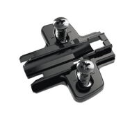 Монтажная планка system 8099 для sensys, l37, d0, евровинты, черный обсидиан 9091799 Hettich