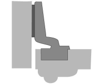 Петля intermat 9936, угол 95°, чашка th42 d35, вкладная, b-3,5 1058367 Hettich